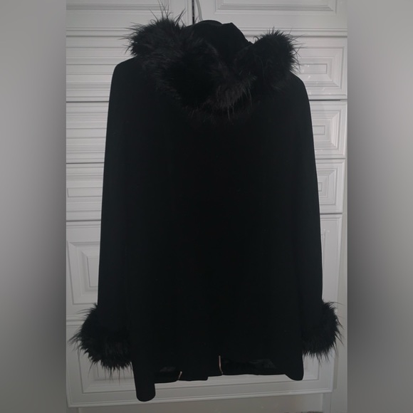 Express Black Winter Coat Size 10 - Picture 2 of 7
